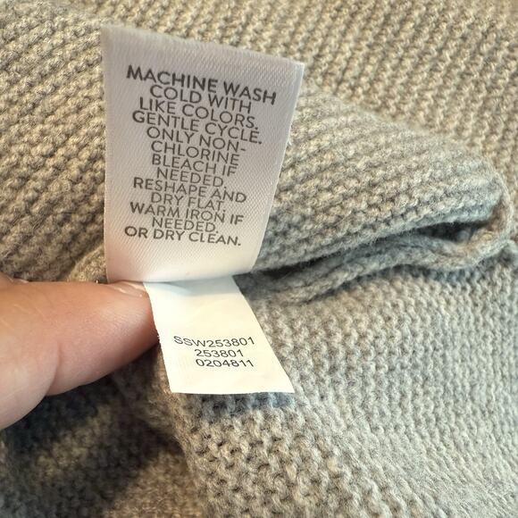 J. Jill Tunic Sweater Dress Sz LG Ombré Blue Green Gray Teacher Casual Lagenlook - Picture 8 of 11